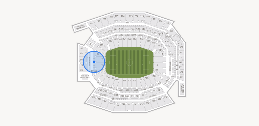 Lincoln Financial Field Seating Chart