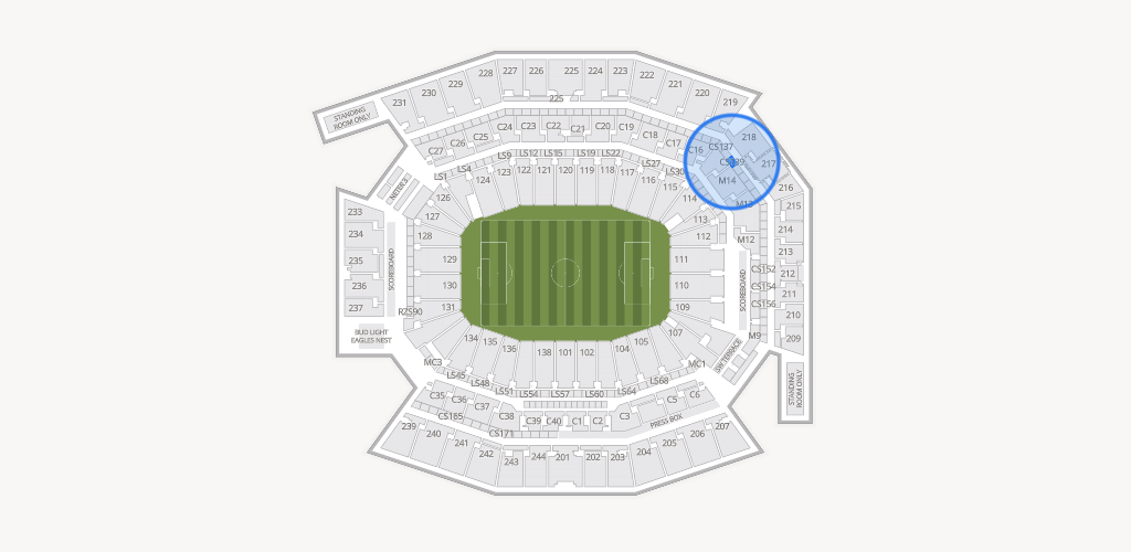 Lincoln Financial Field Seating Chart