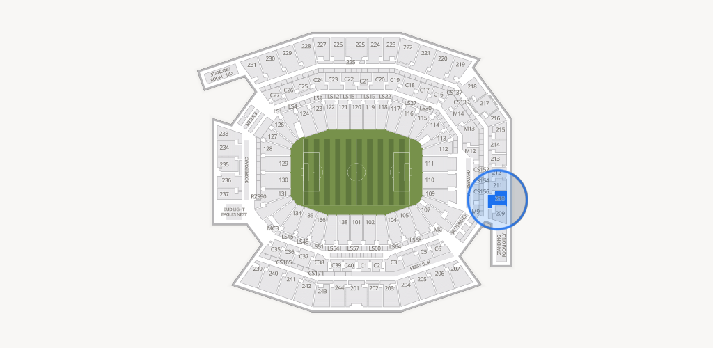 Lincoln Financial Field Seating Chart