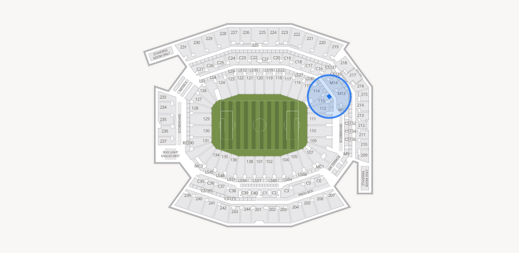 Lincoln Financial Field Seating Chart