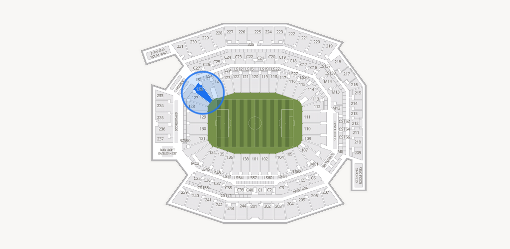 Lincoln Financial Field Seating Chart