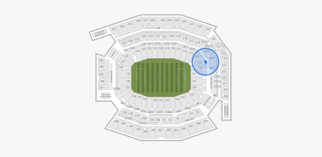 Lincoln Financial Field Seating Chart