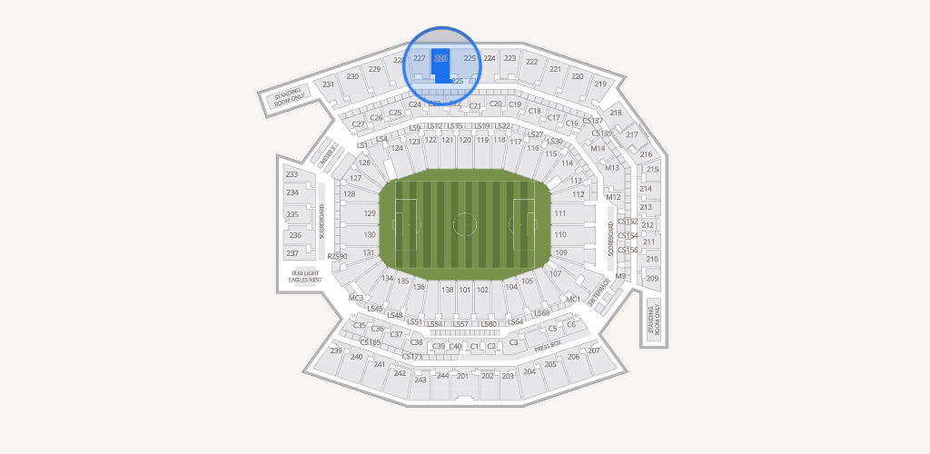 Lincoln Financial Field Seating Chart