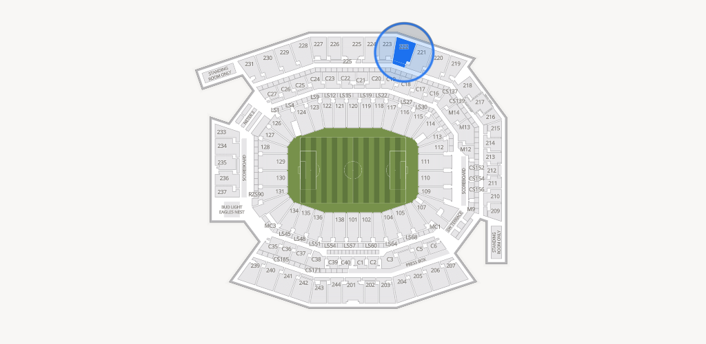 Lincoln Financial Field Seating Chart