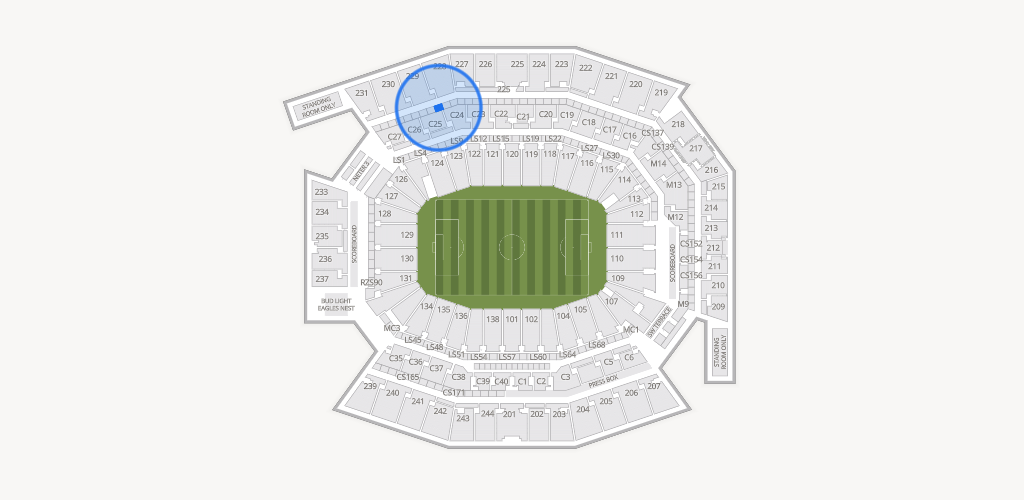 Lincoln Financial Field Seating Chart