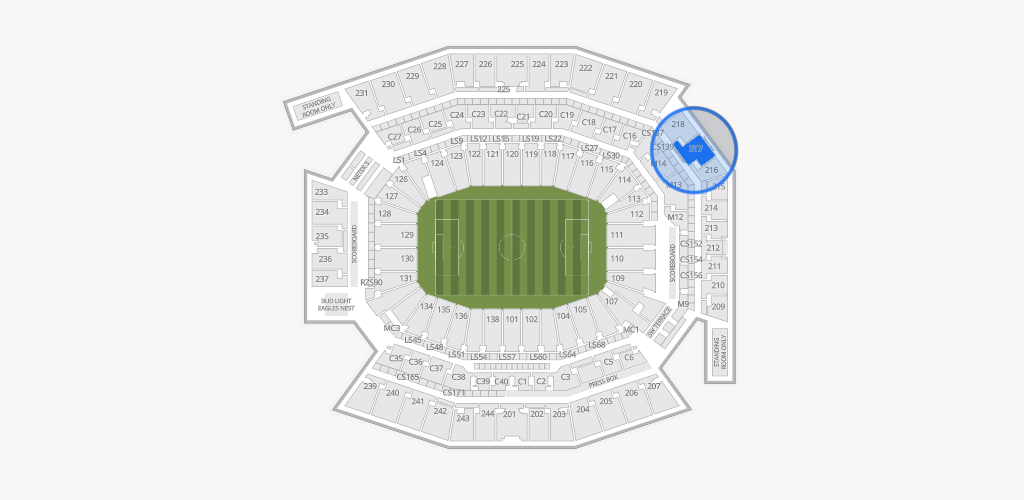 Lincoln Financial Field Seating Chart