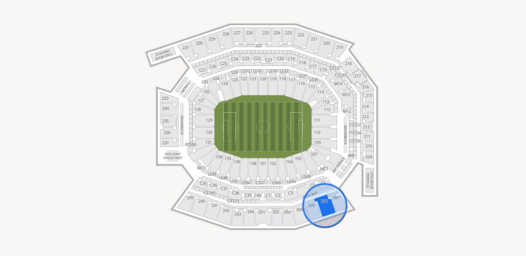 Lincoln Financial Field Seating Chart