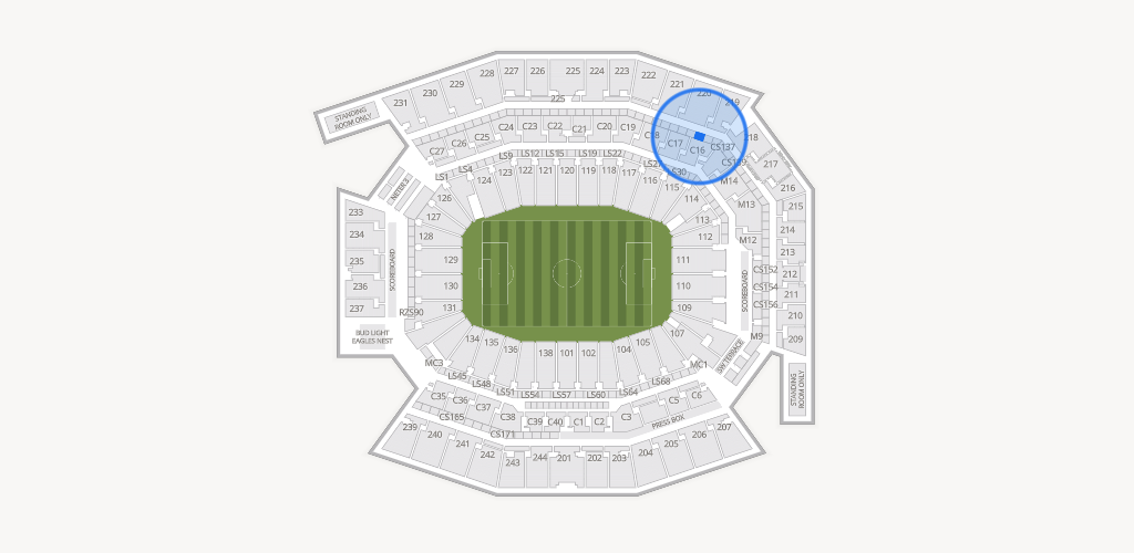 Lincoln Financial Field Seating Chart