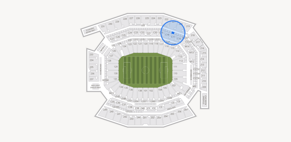 Lincoln Financial Field Seating Chart