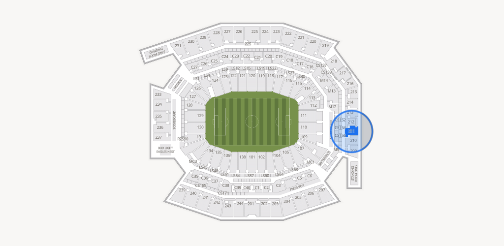 Lincoln Financial Field Seating Chart