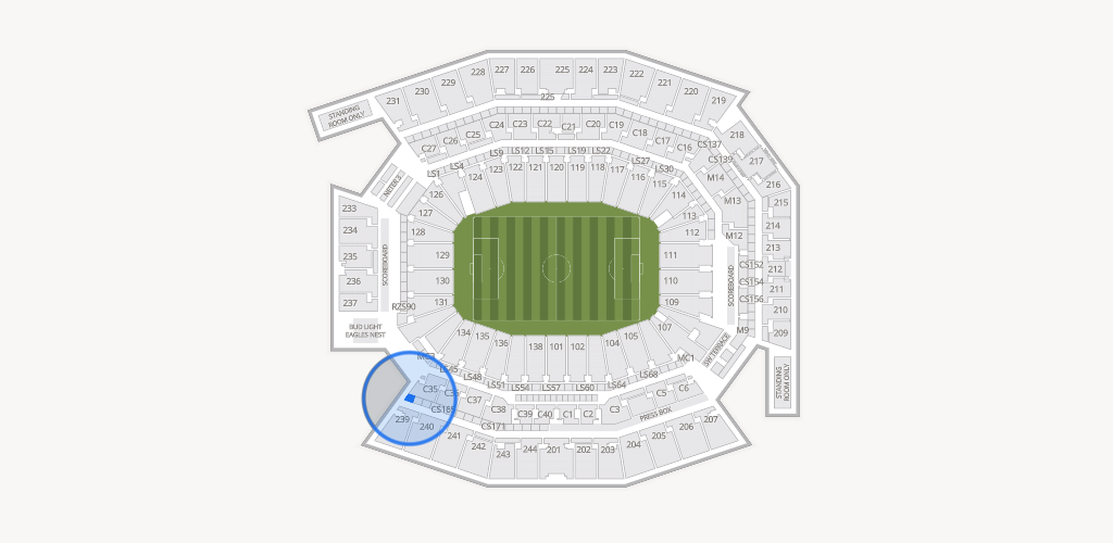 Lincoln Financial Field Seating Chart