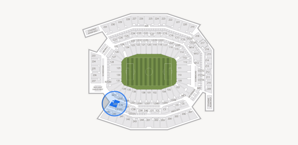 Lincoln Financial Field Seating Chart