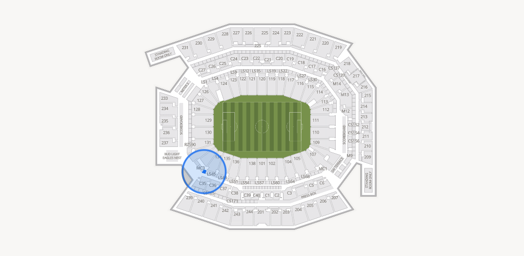 Lincoln Financial Field Seating Chart