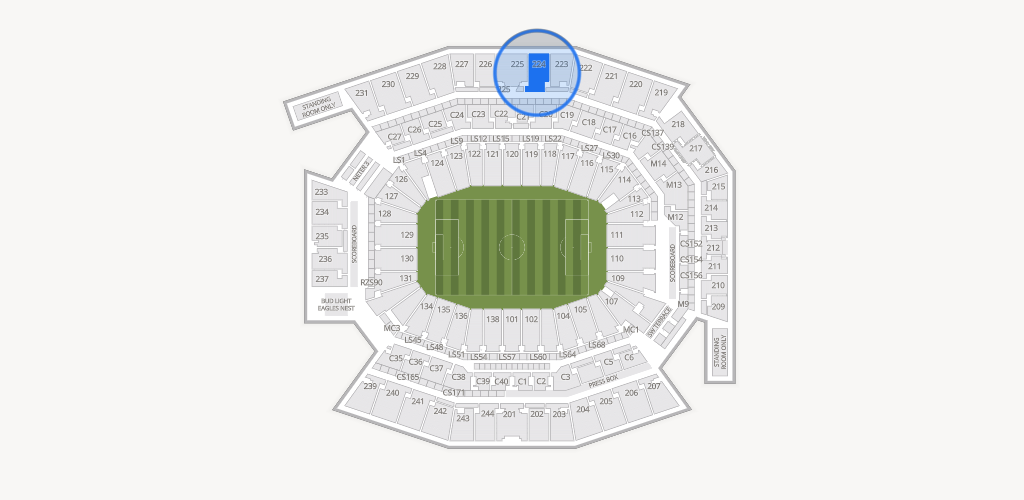 Lincoln Financial Field Seating Chart