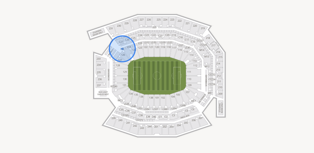 Lincoln Financial Field Seating Chart