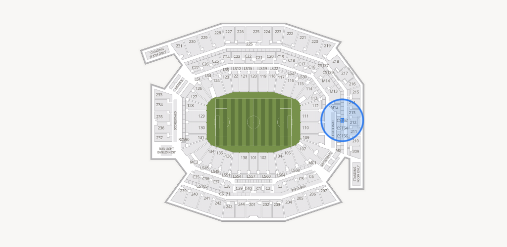 Lincoln Financial Field Seating Chart