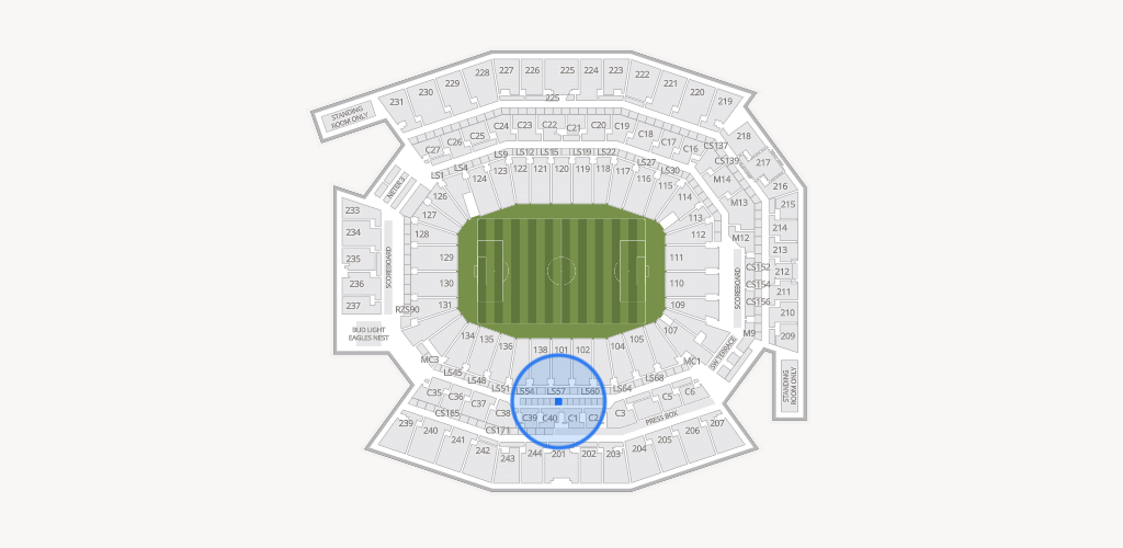 Lincoln Financial Field Seating Chart