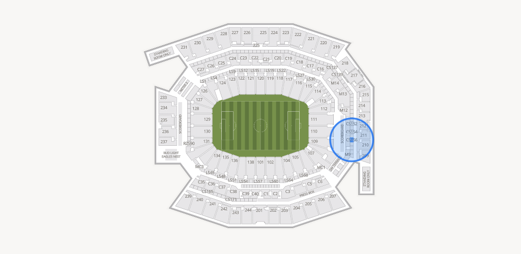 Lincoln Financial Field Seating Chart