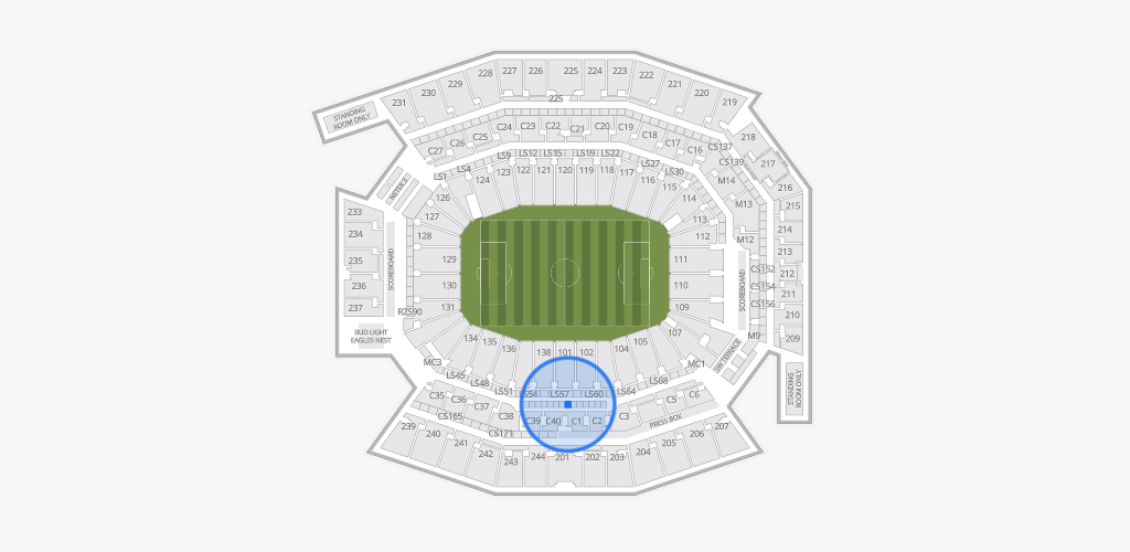 Lincoln Financial Field Seating Chart