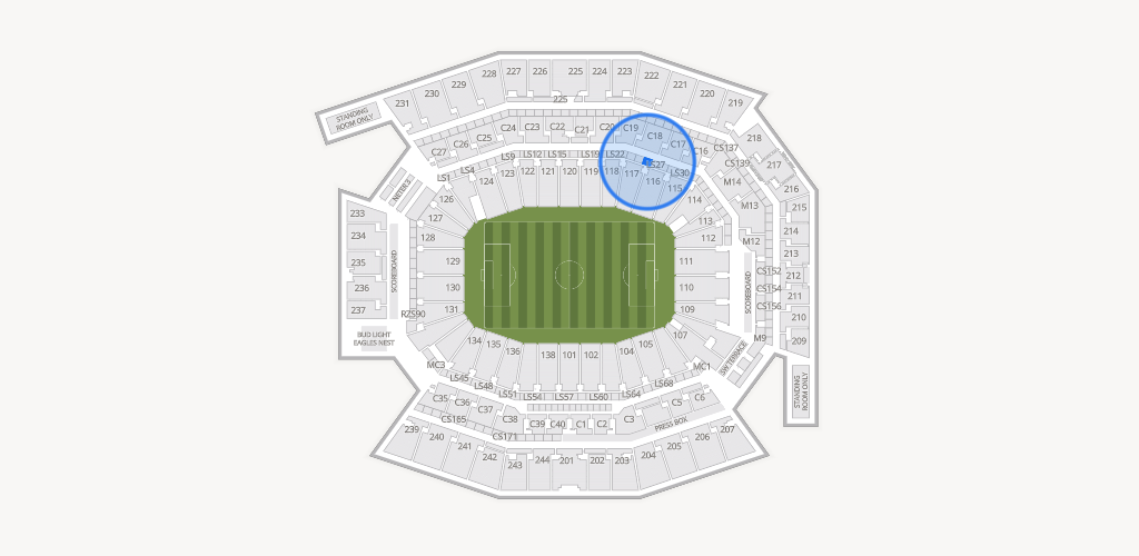 Lincoln Financial Field Seating Chart