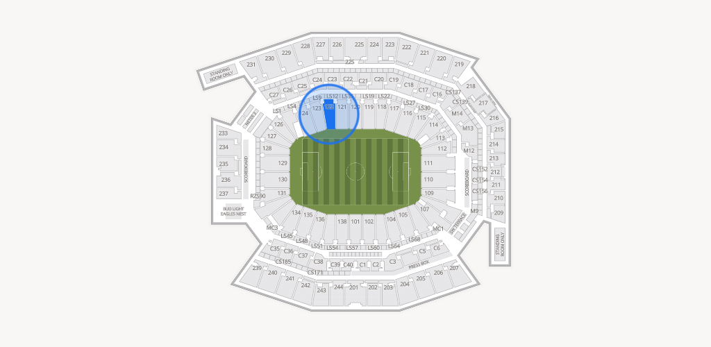 Lincoln Financial Field Seating Chart