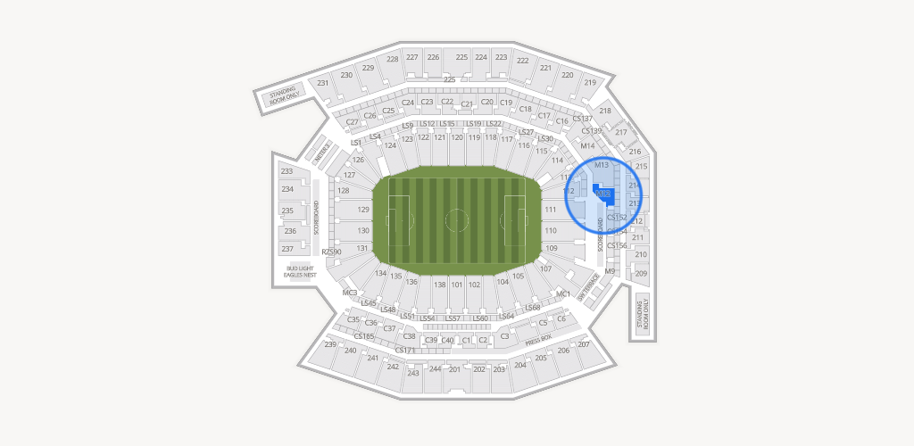 Lincoln Financial Field Seating Chart