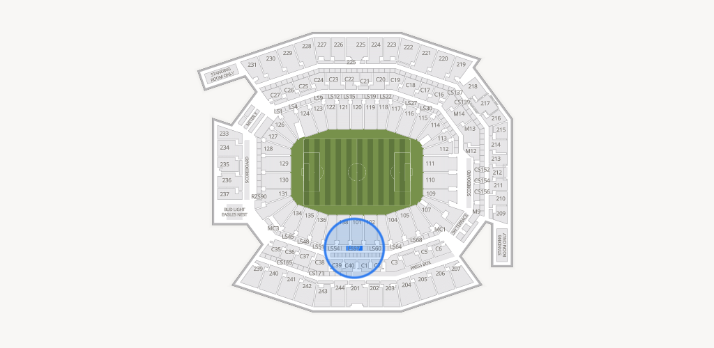 Lincoln Financial Field Seating Chart