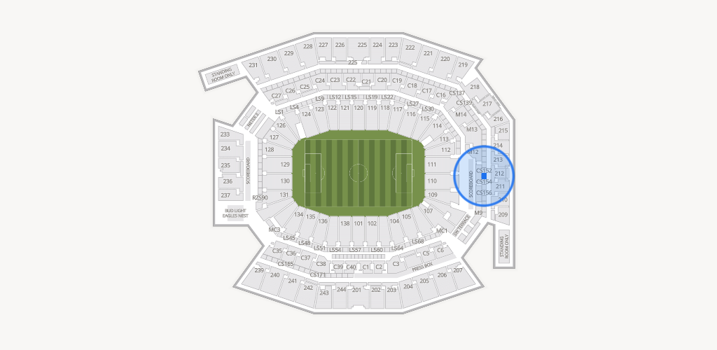 Lincoln Financial Field Seating Chart
