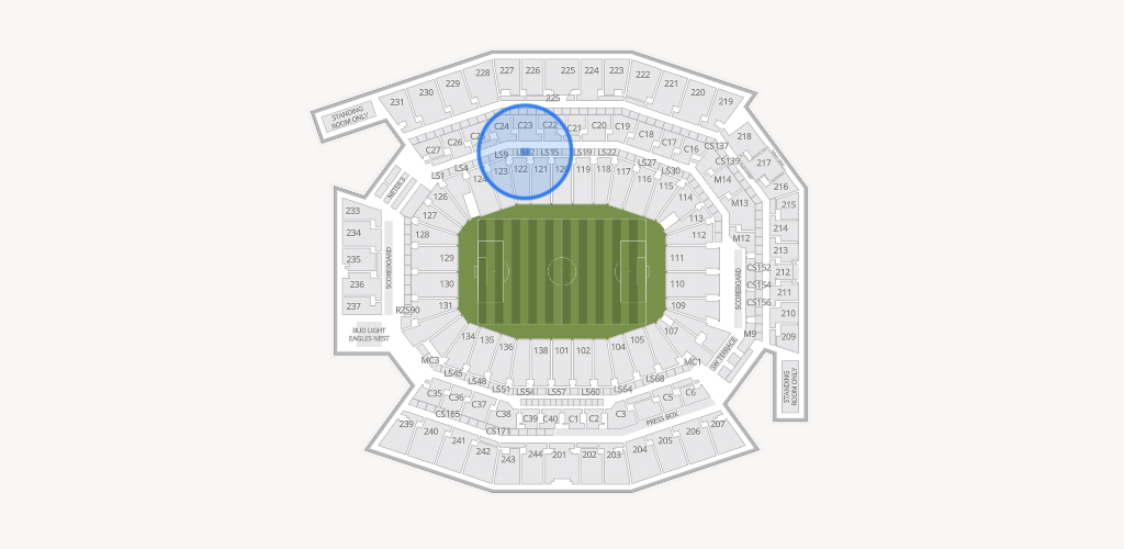 Lincoln Financial Field Seating Chart