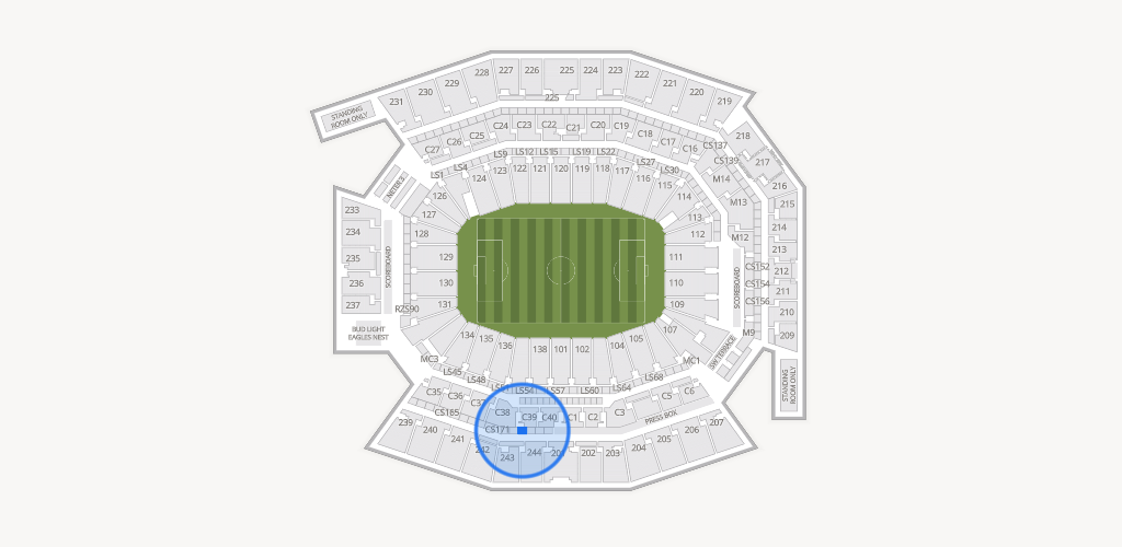 Lincoln Financial Field Seating Chart