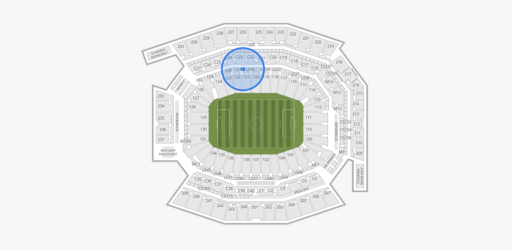Lincoln Financial Field Seating Chart