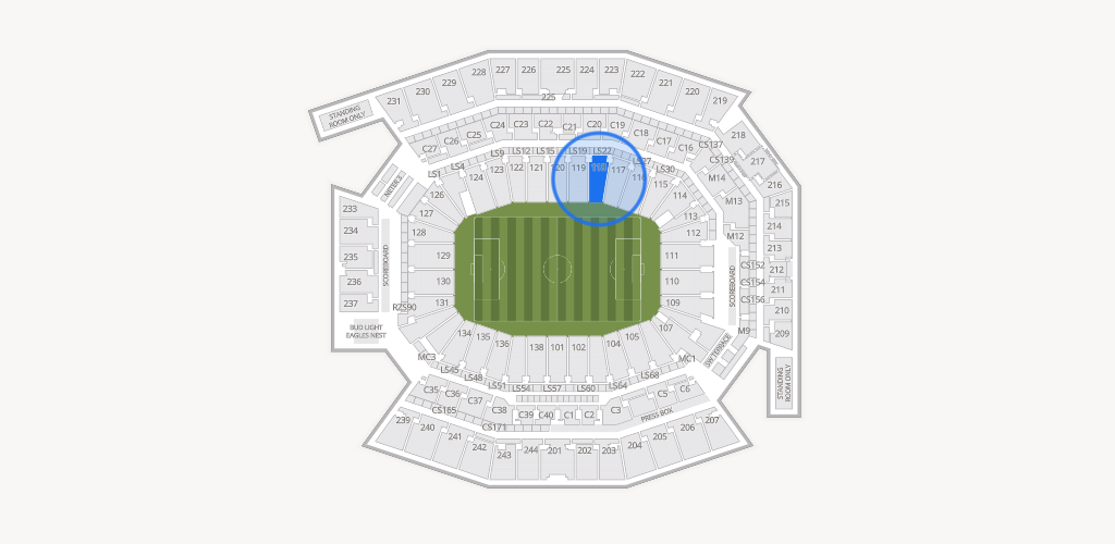 Lincoln Financial Field Seating Chart
