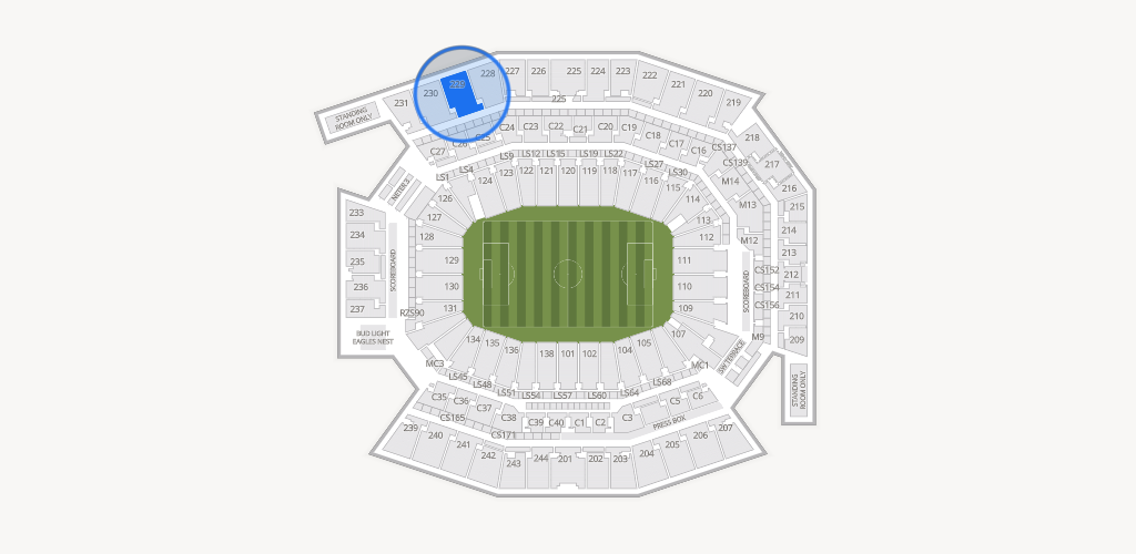 Lincoln Financial Field Seating Chart