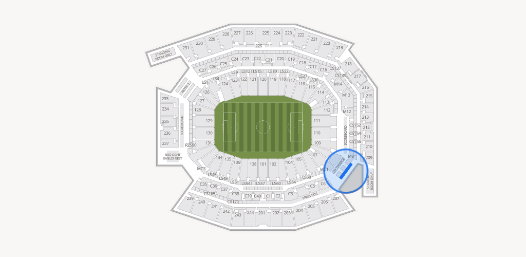 Lincoln Financial Field Seating Chart