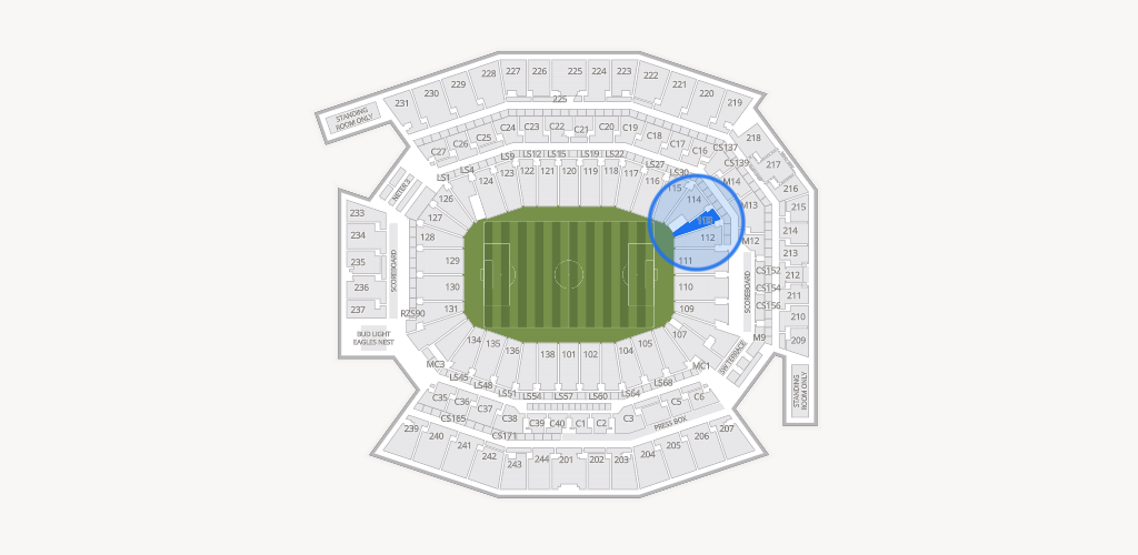 Lincoln Financial Field Seating Chart