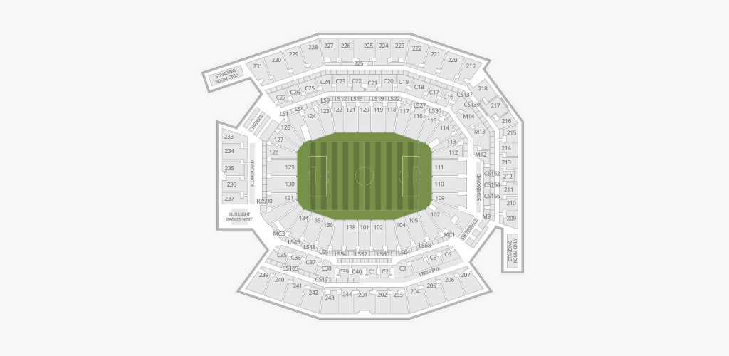 Lincoln Financial Field Seating Chart
