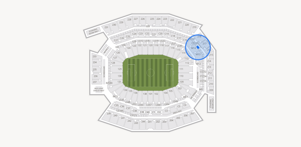 Lincoln Financial Field Seating Chart