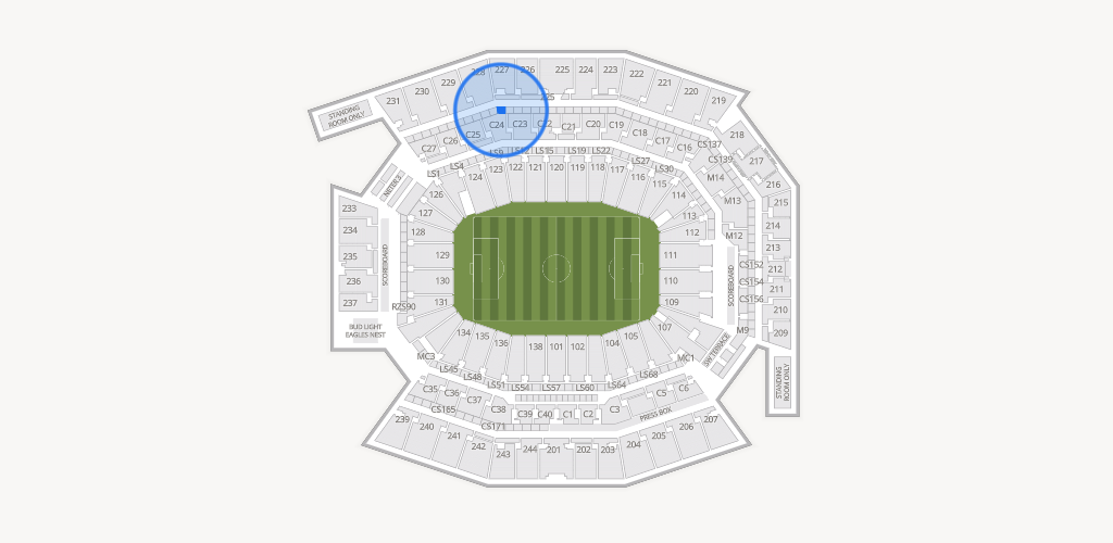 Lincoln Financial Field Seating Chart