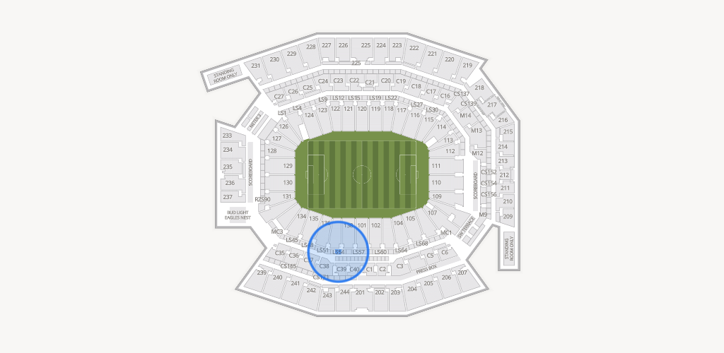 Lincoln Financial Field Seating Chart