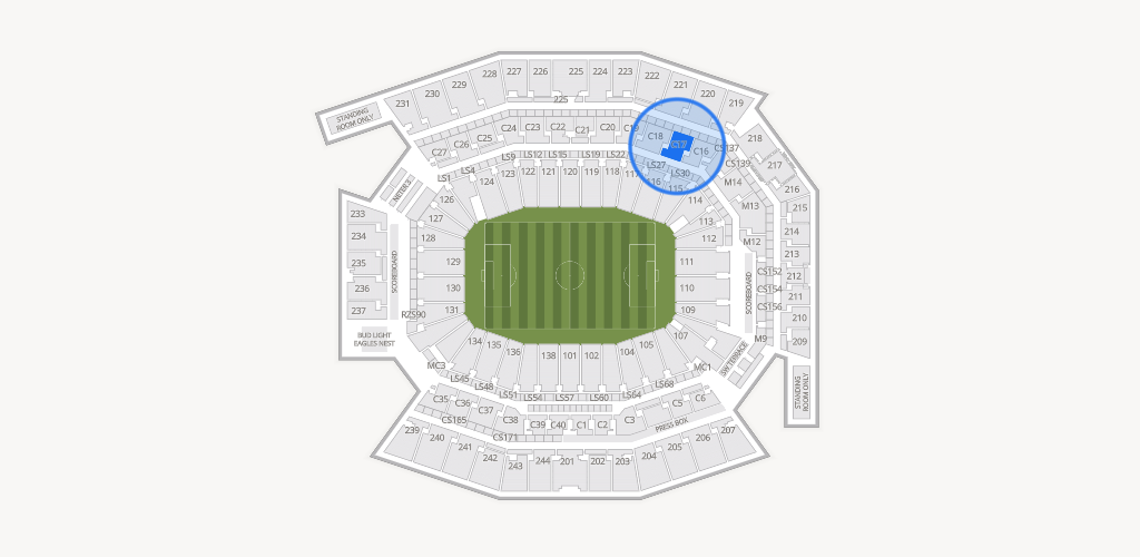 Lincoln Financial Field Seating Chart