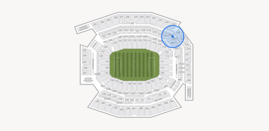 Lincoln Financial Field Seating Chart