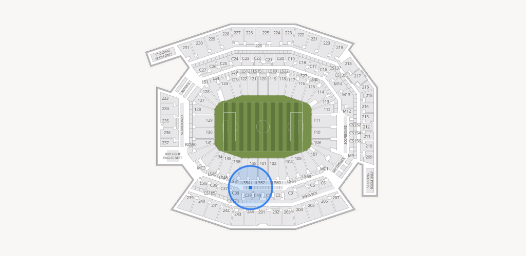 Lincoln Financial Field Seating Chart