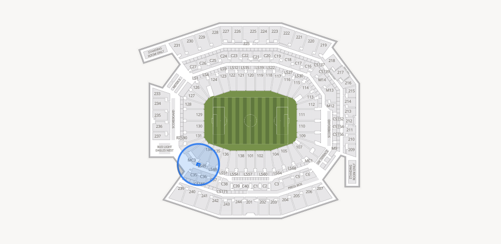 Lincoln Financial Field Seating Chart