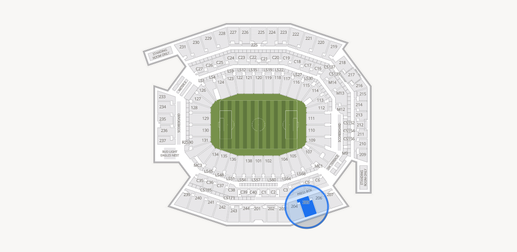 Lincoln Financial Field Seating Chart