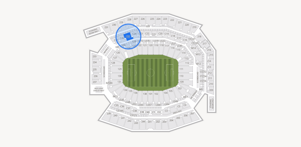 Lincoln Financial Field Seating Chart