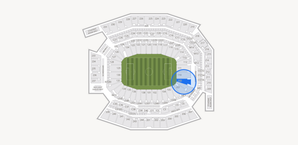 Lincoln Financial Field Seating Chart