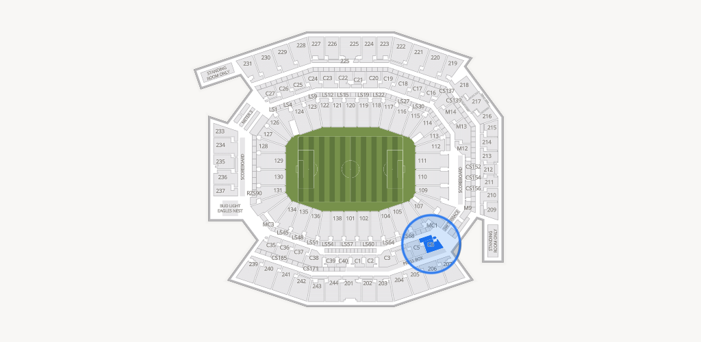 Lincoln Financial Field Seating Chart