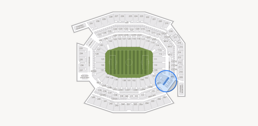 Lincoln Financial Field Seating Chart