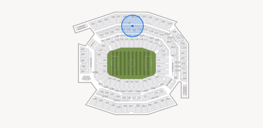 Lincoln Financial Field Seating Chart