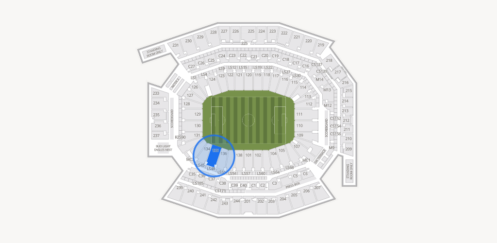 Lincoln Financial Field Seating Chart